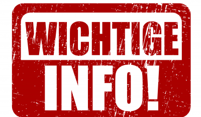 wichtige Info